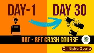 BET 2024 Crash Course: Day 1 || Biodotcom || #DBT #CSIR #BET
