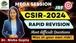 CSIR 2024 Revision | Important Questions | Biodotcom | #csirlifescience #jrf