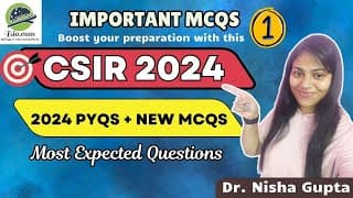 CSIR 2024 Dec Revision | Most Expected Questions | Part-1| Biodotcom | #csirnet #csir