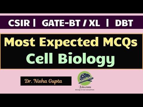 BET 2024 Crash Course Day-3 | Cell Biology MCQs