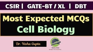 BET 2024 Crash Course: Day 3 | Expected BET 2024 MCQs from Cell Biology | Biodotcom | #DBT #BET