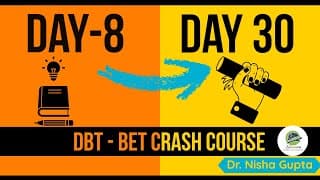 BET 2024 Crash Course: Day 8 | Expected DBT-JRF MCQs | Biodotcom | #DBT #BET #CSIR